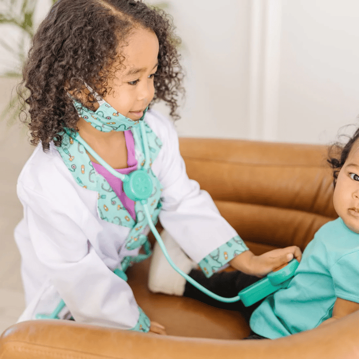 Doctor Costume & Doctor Kit, Size 3-6 Years