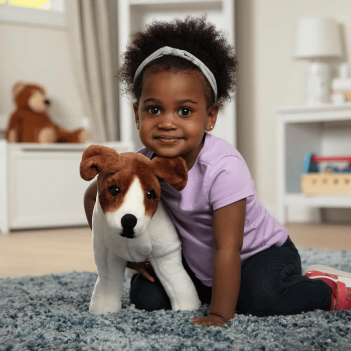Lifelike Stuffed Animal - Jack Russell Terrier