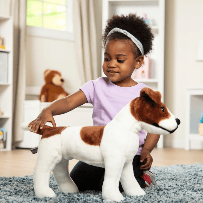 Lifelike Stuffed Animal - Jack Russell Terrier