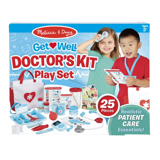 Get Well Doctor's Kit Play Set, 25 pcs