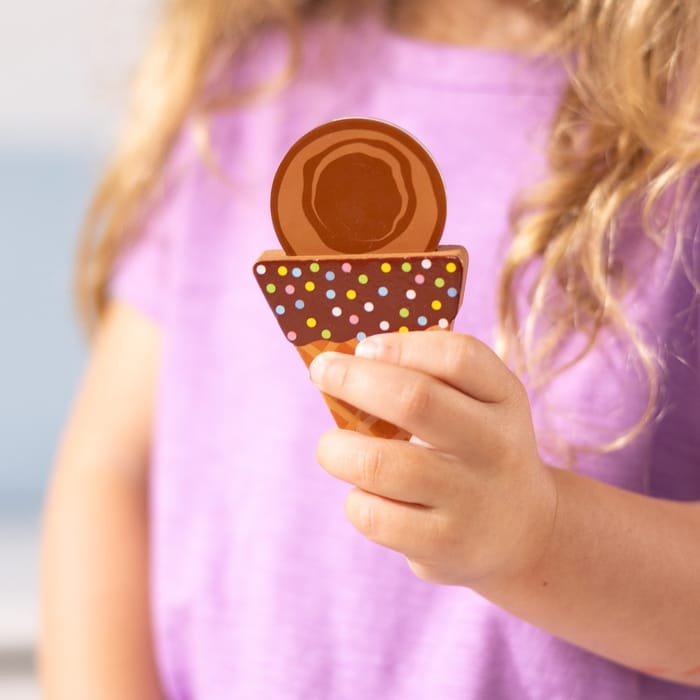 Magnetic Ice Cream Puzzle & Play Set, 16 pcs