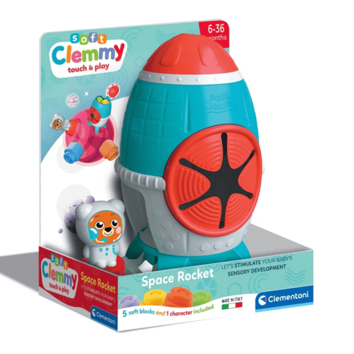 Space Rocket Toy with Soft Blocks