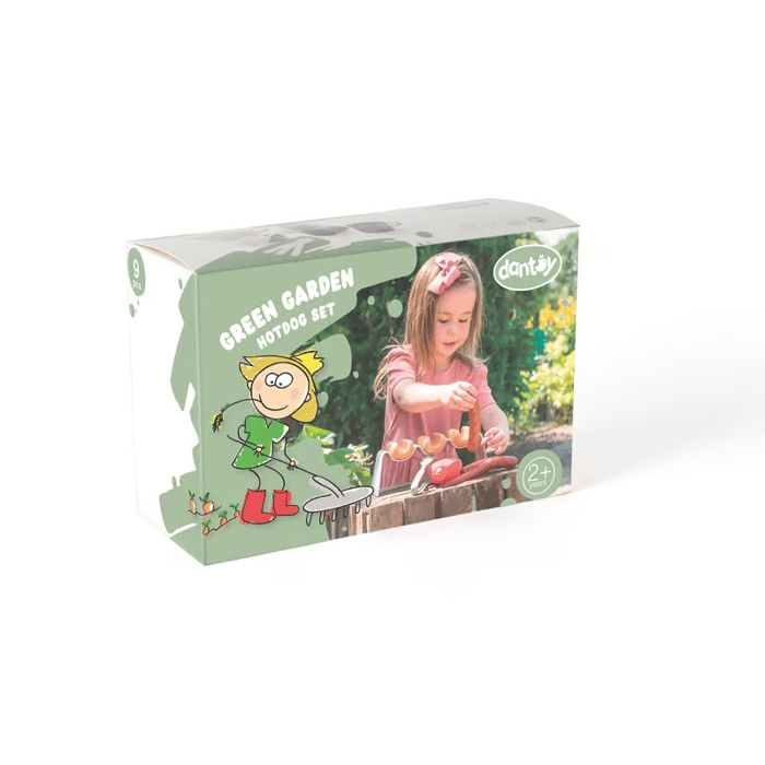 Green Garden Hotdog Set with 9 pcs