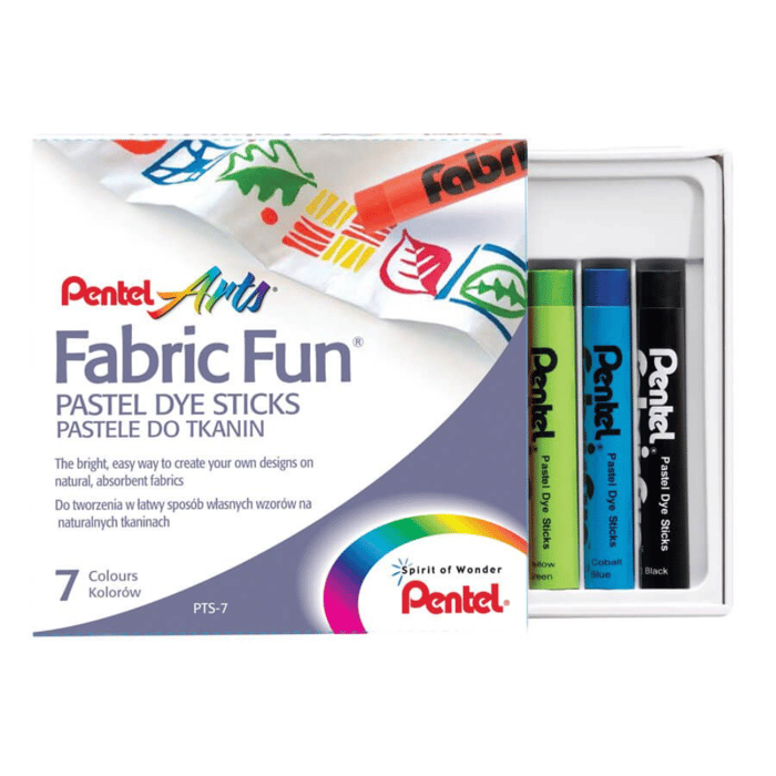 Fabric Fun Pastel Dye Sticks, 7 pcs