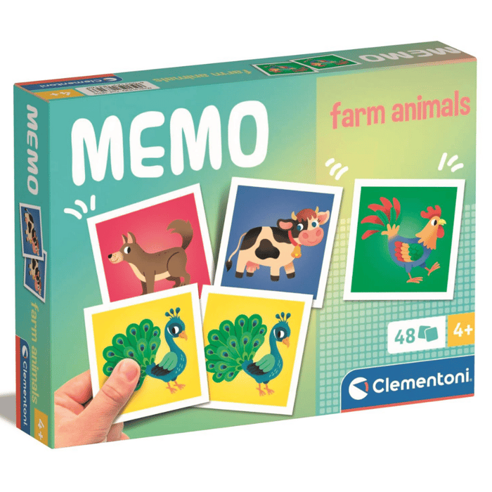 Memory Matching Game - Farm Animals
