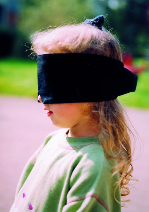 Blindfold with Velcro Fastener, 1 pc
