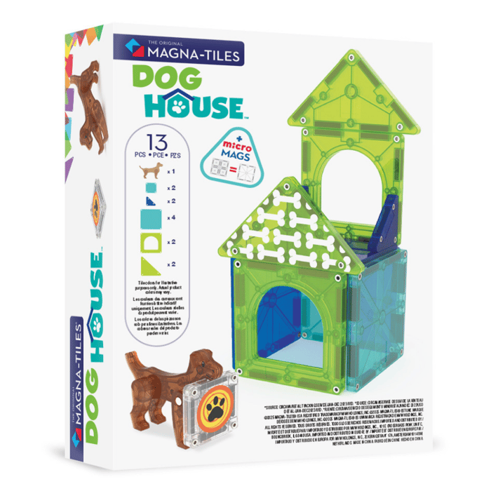 Magna-Tiles | Dog House, 13 pcs