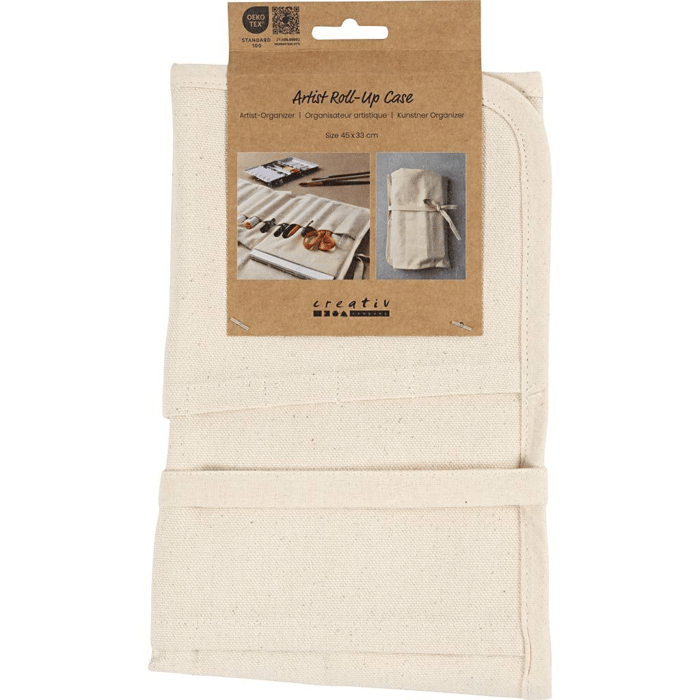 Decorate Your Own Roll-Up Art Supplies Organiser