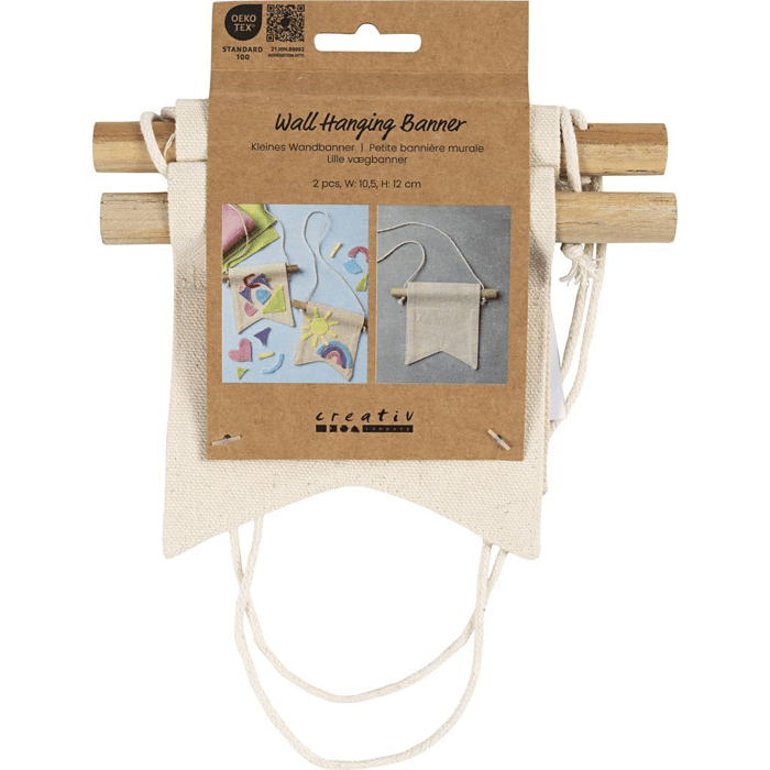 Decorate Your Own Mini Banners, 2 pcs