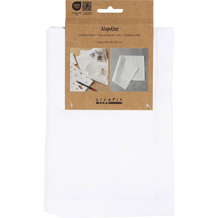 DIY Decoration - Cloth Napkins 42 x 42 cm, 4 pcs