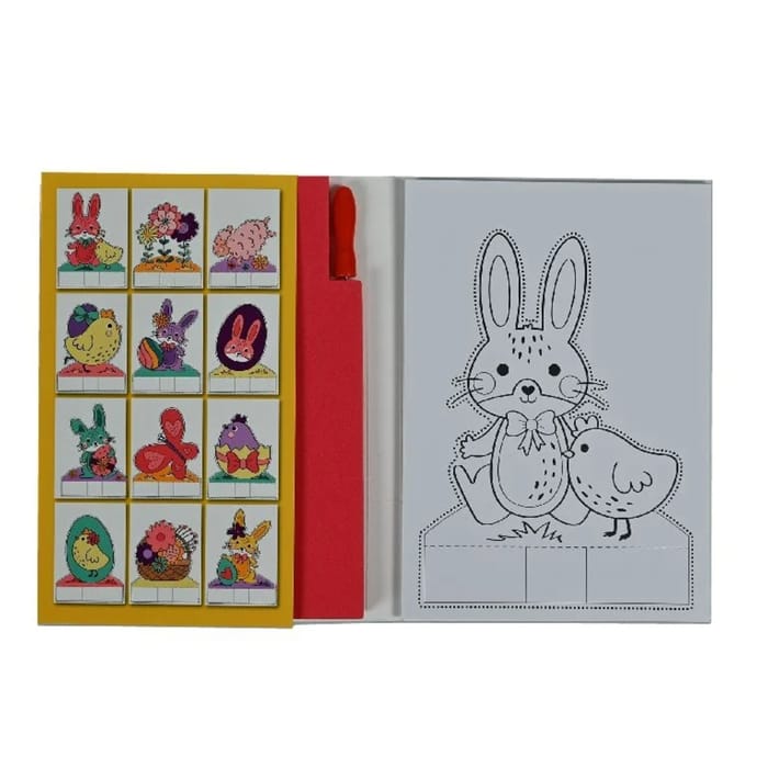 Push-Out Pictures - Easter Animals, 12 pcs