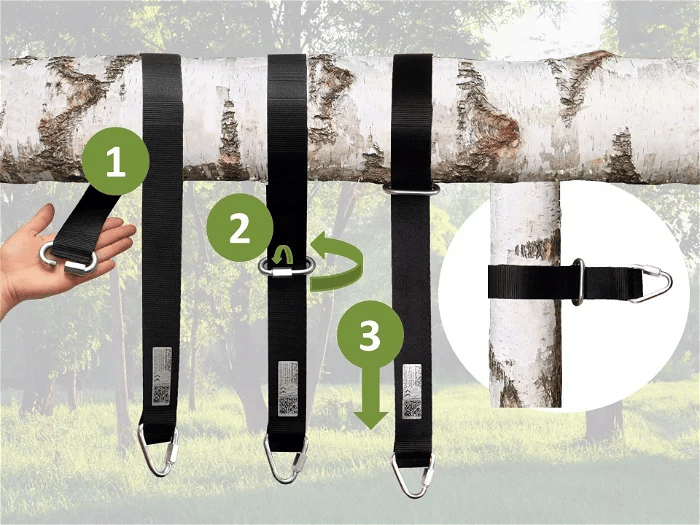 Swing Tree Hanging Strap - No-Ratchet, 500 cm