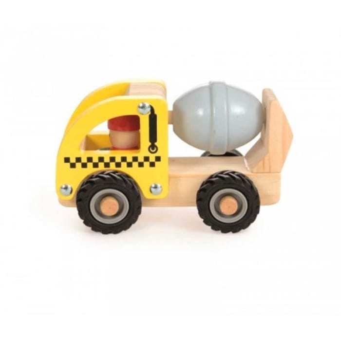 Cement Mixer with Rubber Wheels