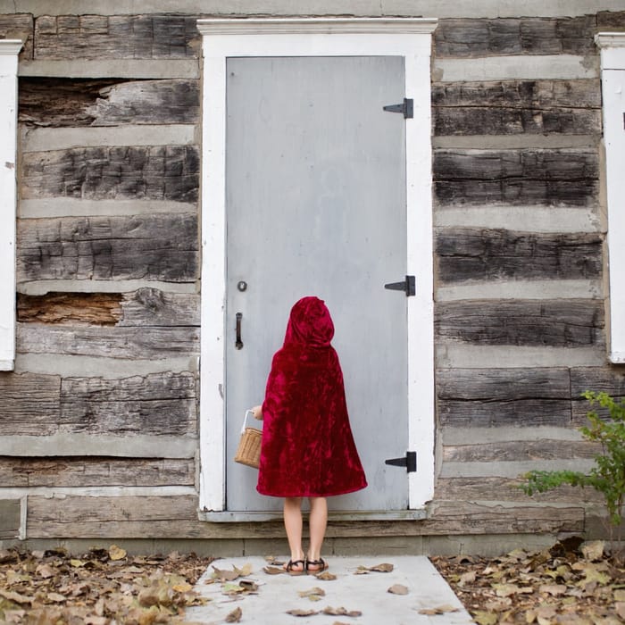 Little Red Riding Hood Cape, Various Sizes
