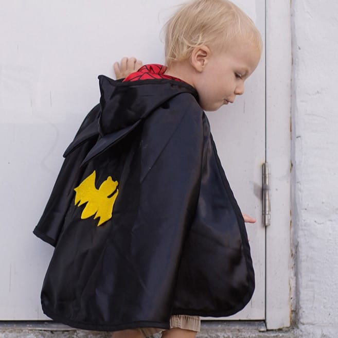 2-in-1 Spiderman/Batman Cape, Various Sizes