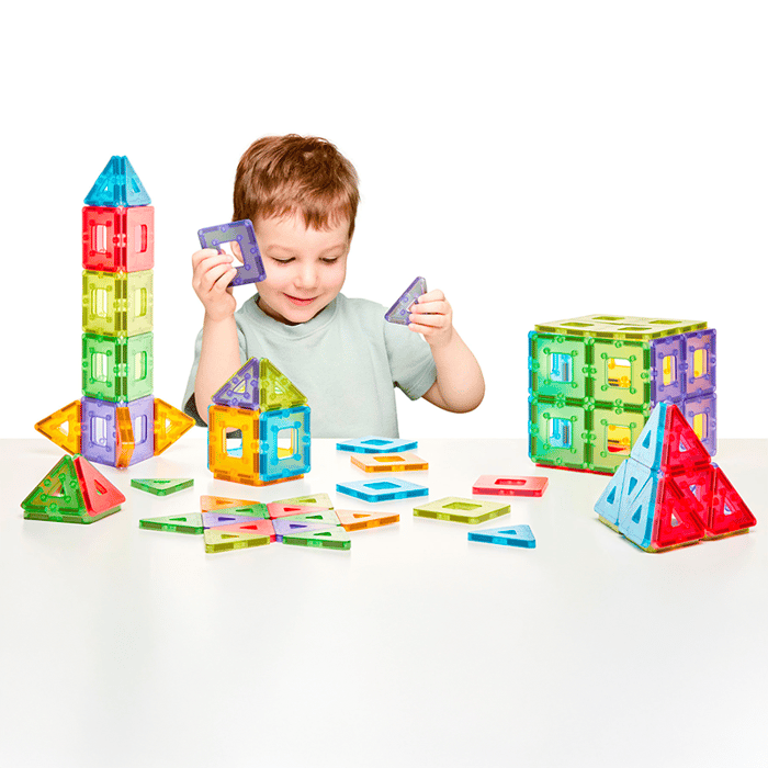 Polydron KinderMag Translucent Set, 96 pcs