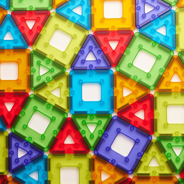 Polydron KinderMag Translucent Set, 96 pcs