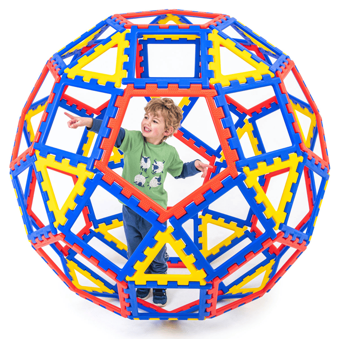 Polydron XL Geo Dome, 62 pcs