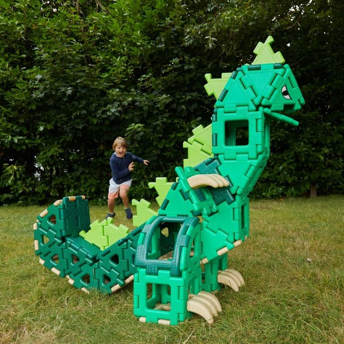 Polydron Giant Set - Dinosaur, 130 pcs