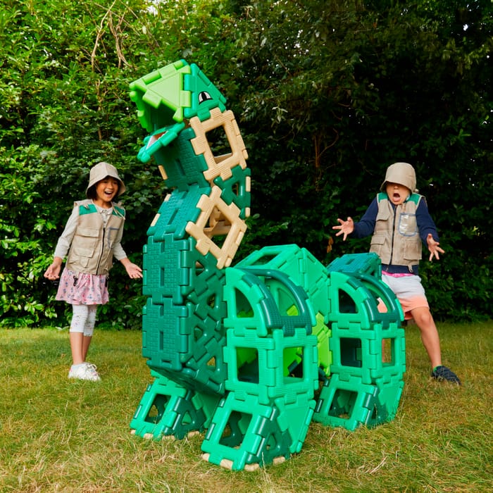 Polydron Giant Set - Dinosaur, 130 pcs