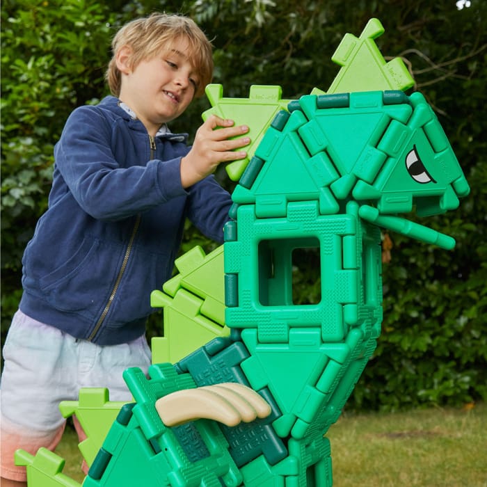 Polydron Giant Set - Dinosaur, 130 pcs