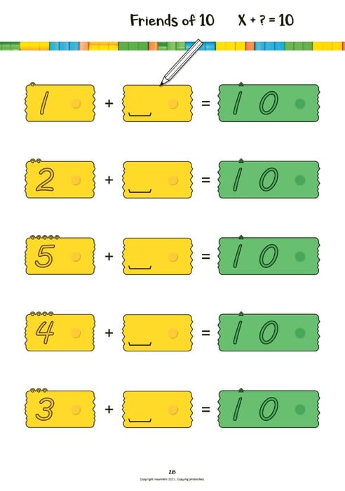 newméro Bricks Maths Workbook, 6-7 yrs