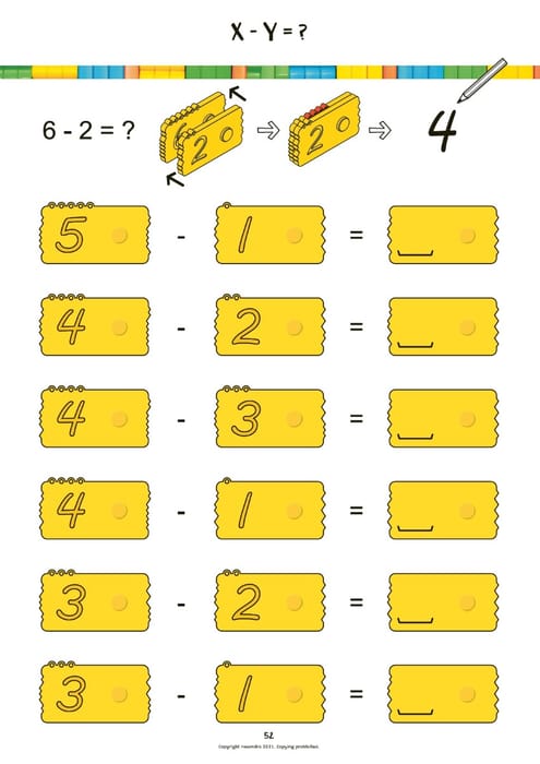 newméro Bricks Maths Workbook, 6-7 yrs