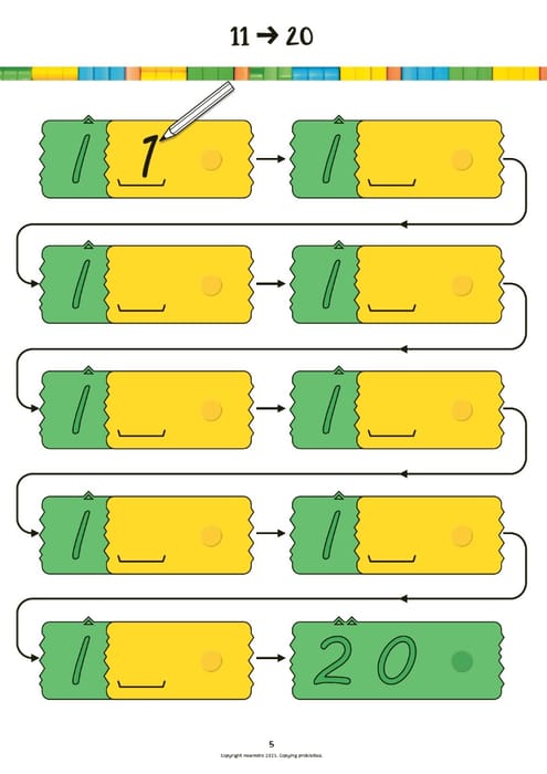 newméro Bricks Maths Workbook, 6-7 yrs
