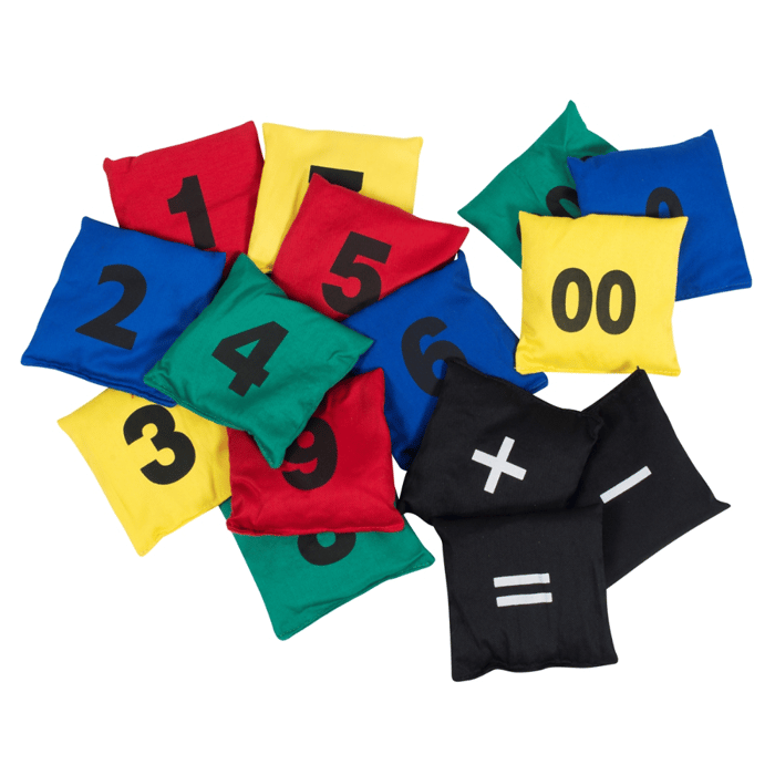 Bean Bags - Numbers & Math Symbols, 15 pcs