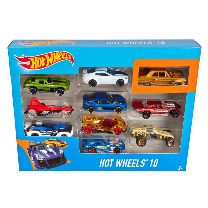 Hot Wheels Cars (Assorted) - Pack of 10