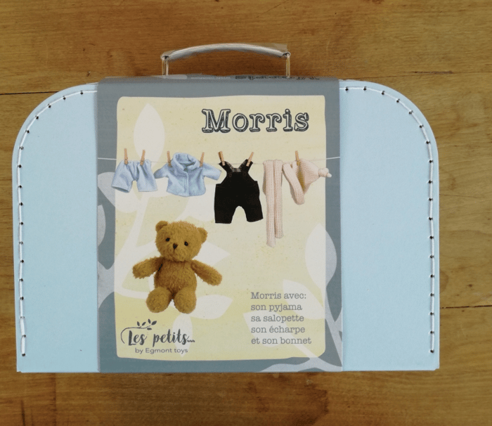 Morris the Teddy Bear incl. Suitcase and Clothes