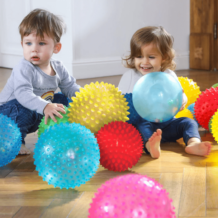 Rainbow Soft Ball with Beads