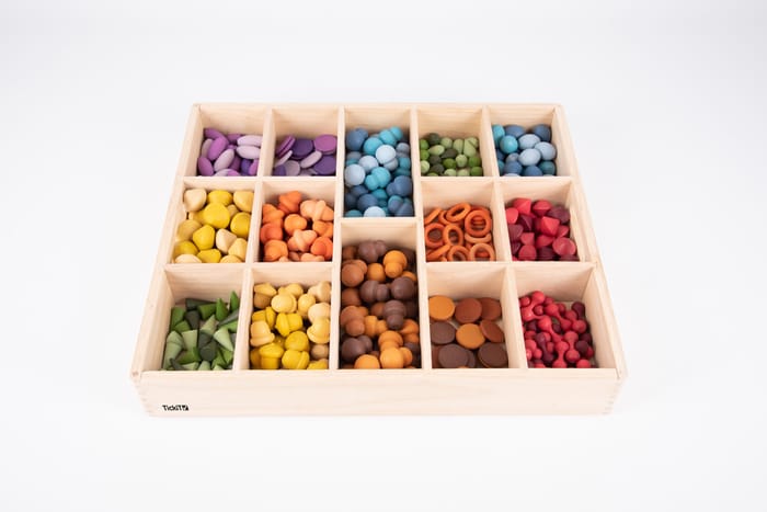 Montessori Wooden Treasures Super Set, 420 pcs