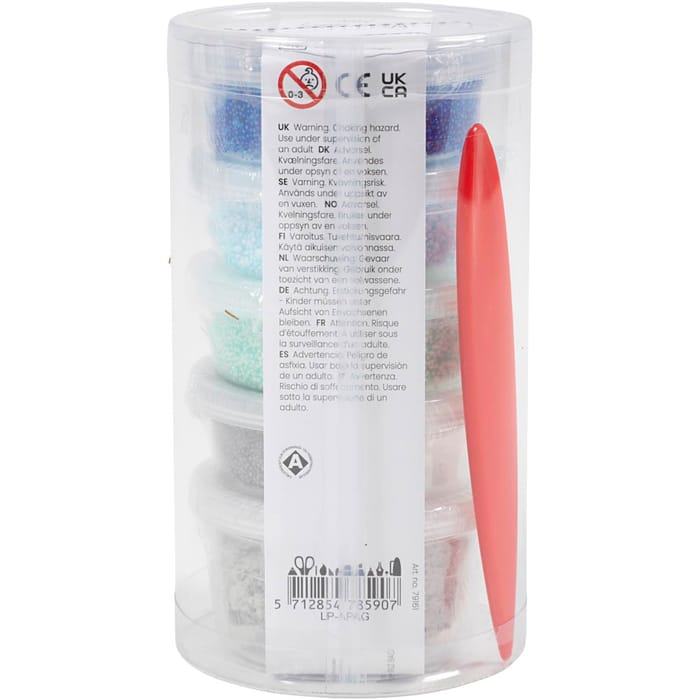 Stone Clay & Foam Clay Mix - Cool Colours
