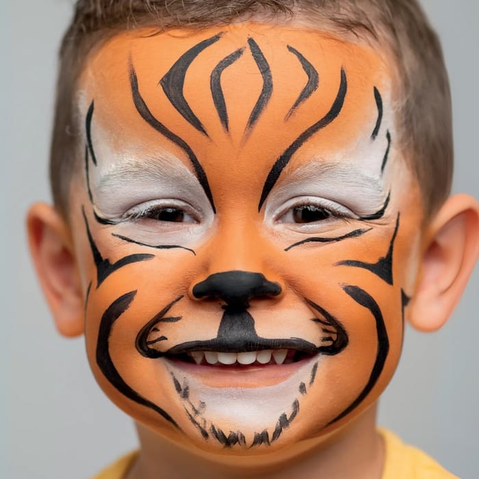 Face Paint with 3 Colours - Tiger & Fox