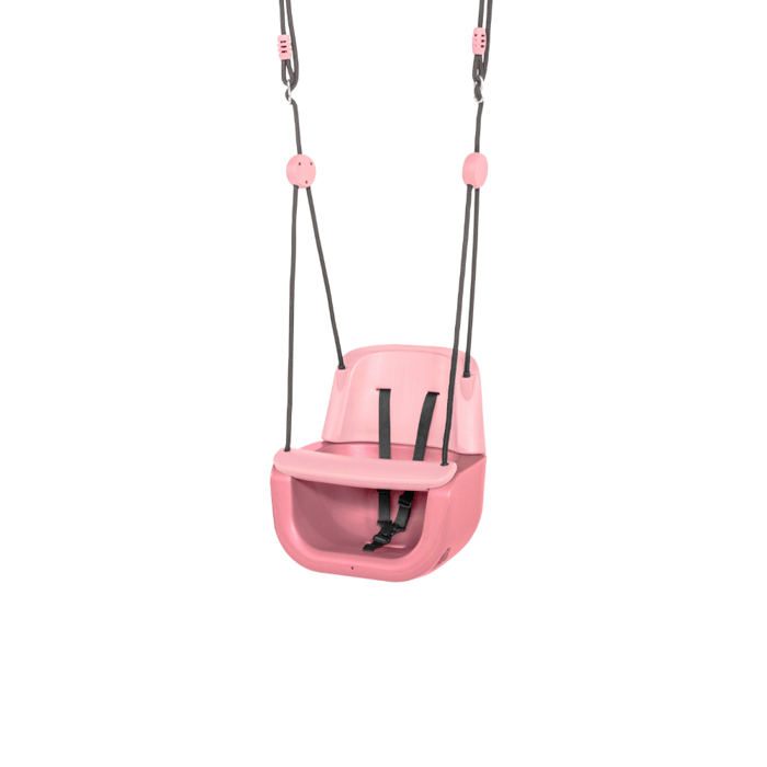 3-in-1 Baby Swing - Pink (Black Rope)