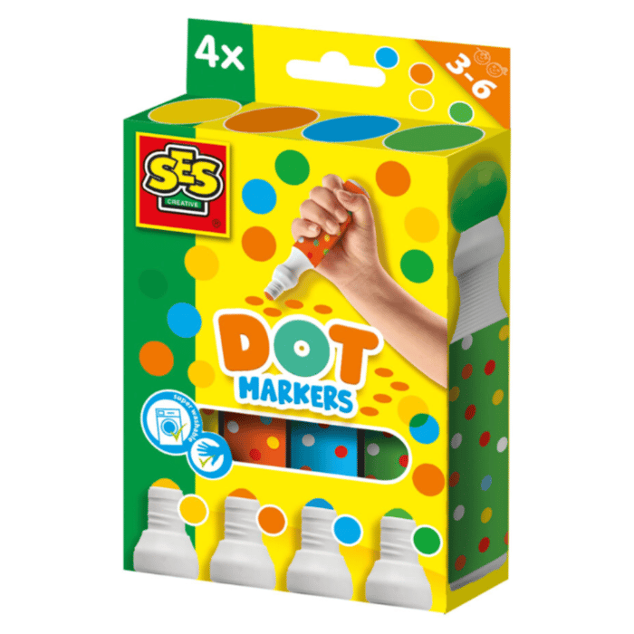 Dot Markers XXL, 4 pcs