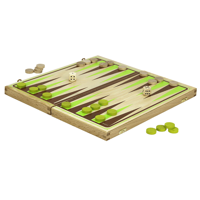 Backgammon Set in Wooden Case