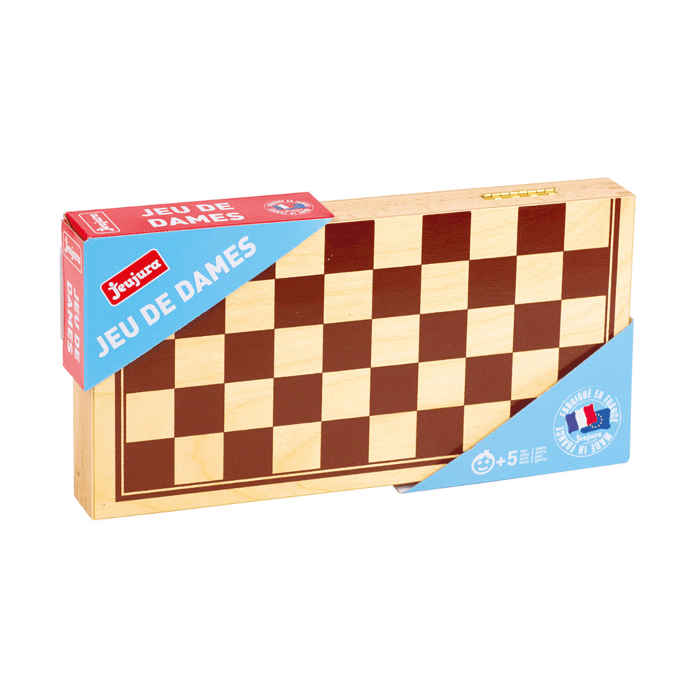 Checkers Set in Wooden Case