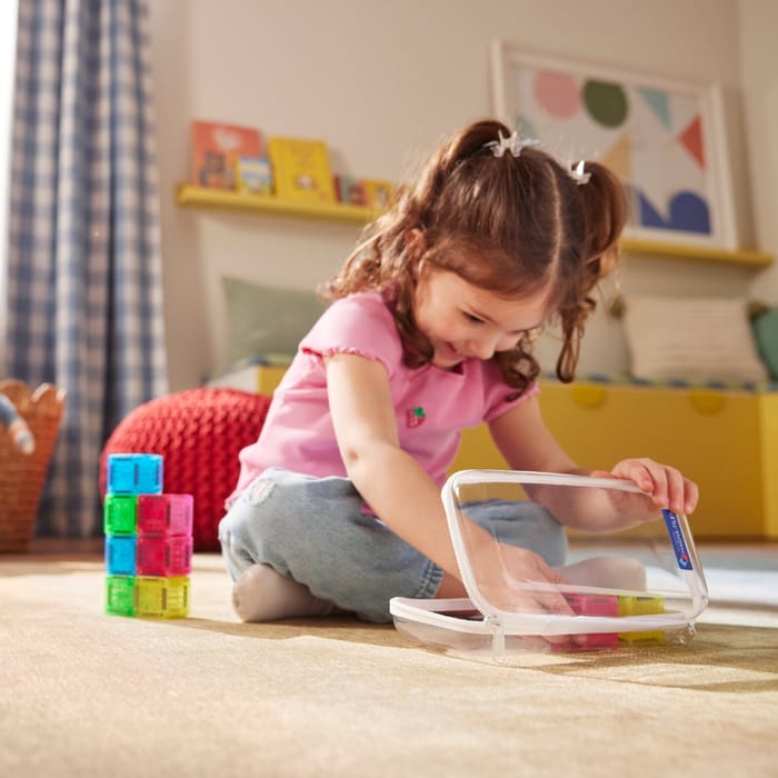 Magna-Tiles | microMAGS Cubes, 9 pcs