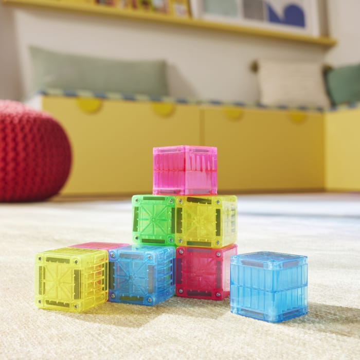 Magna-Tiles | microMAGS Cubes, 9 pcs