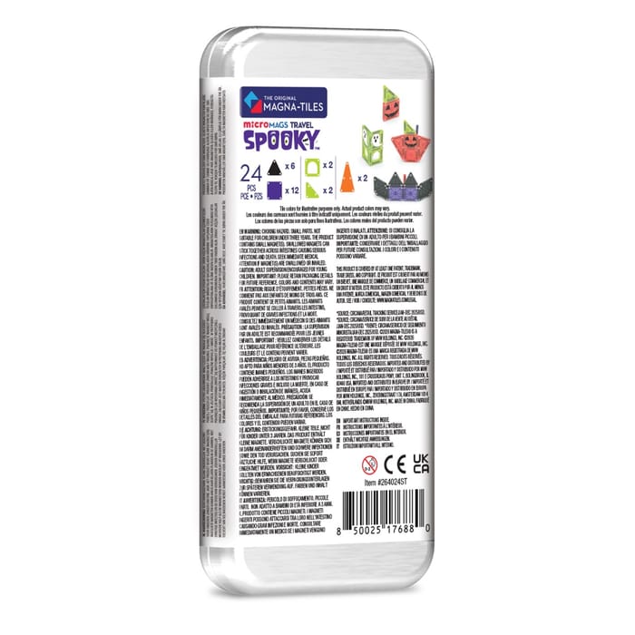 Magna-Tiles | microMAGS Spooky, 24 pcs