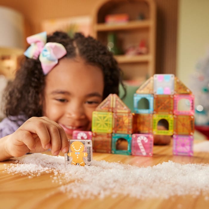 Magna-Tiles | microMAGS Gingerbread House, 24 pcs