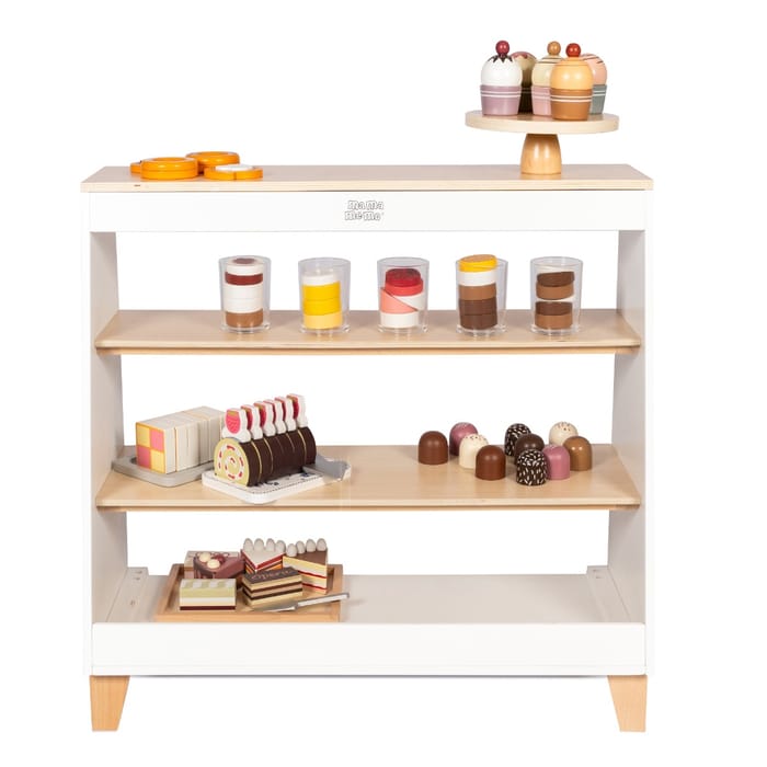MAMAMEMO® Grocery Store Counter with Shelves
