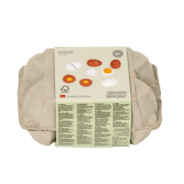 Play Food - Eggs in Carton, 6 pcs