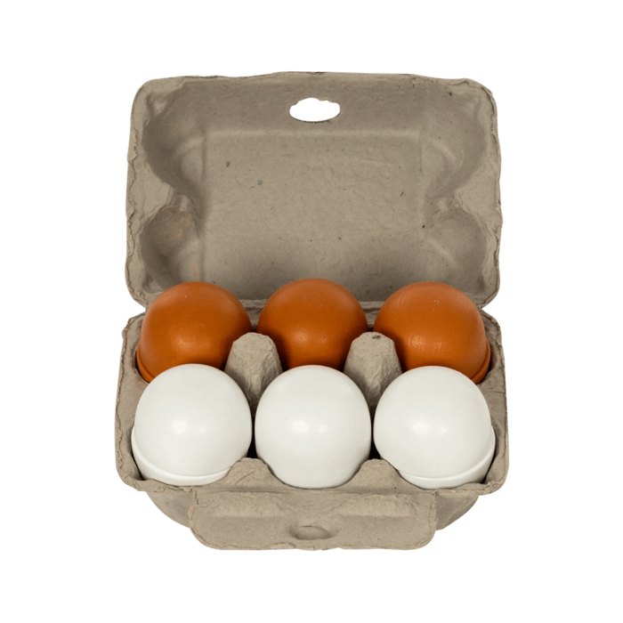 Play Food - Eggs in Carton, 6 pcs