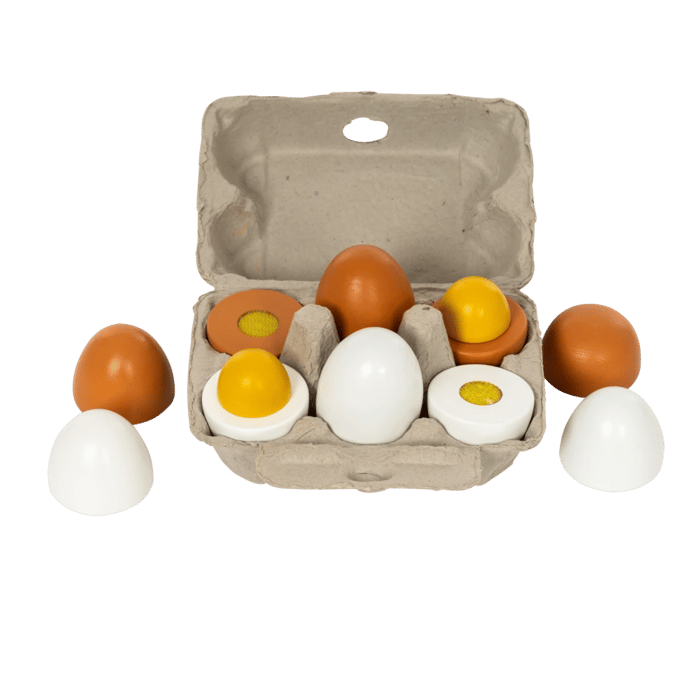 Play Food - Eggs in Carton, 6 pcs