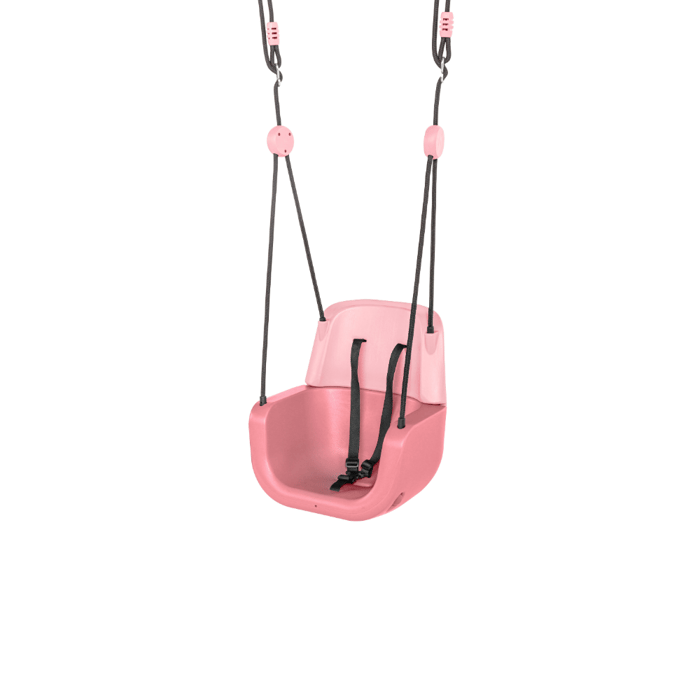 3-in-1 Baby Swing - Pink (Black Rope)