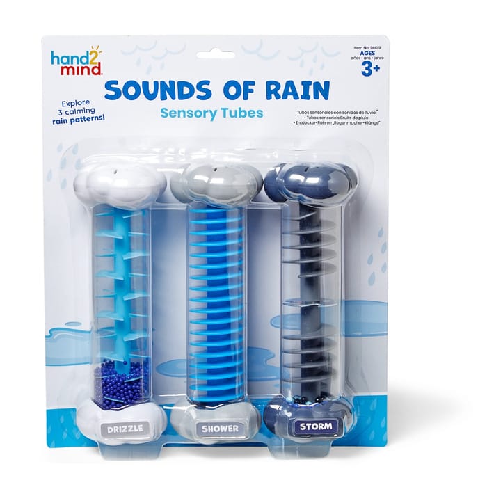 Sounds of Rain Sensory Tubes, 3 pcs