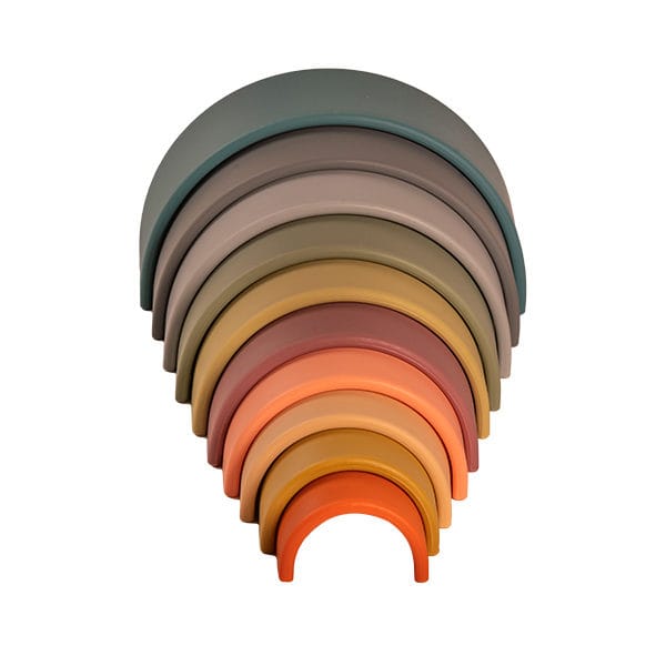 Silicone Rainbow - Nature, 10 pcs